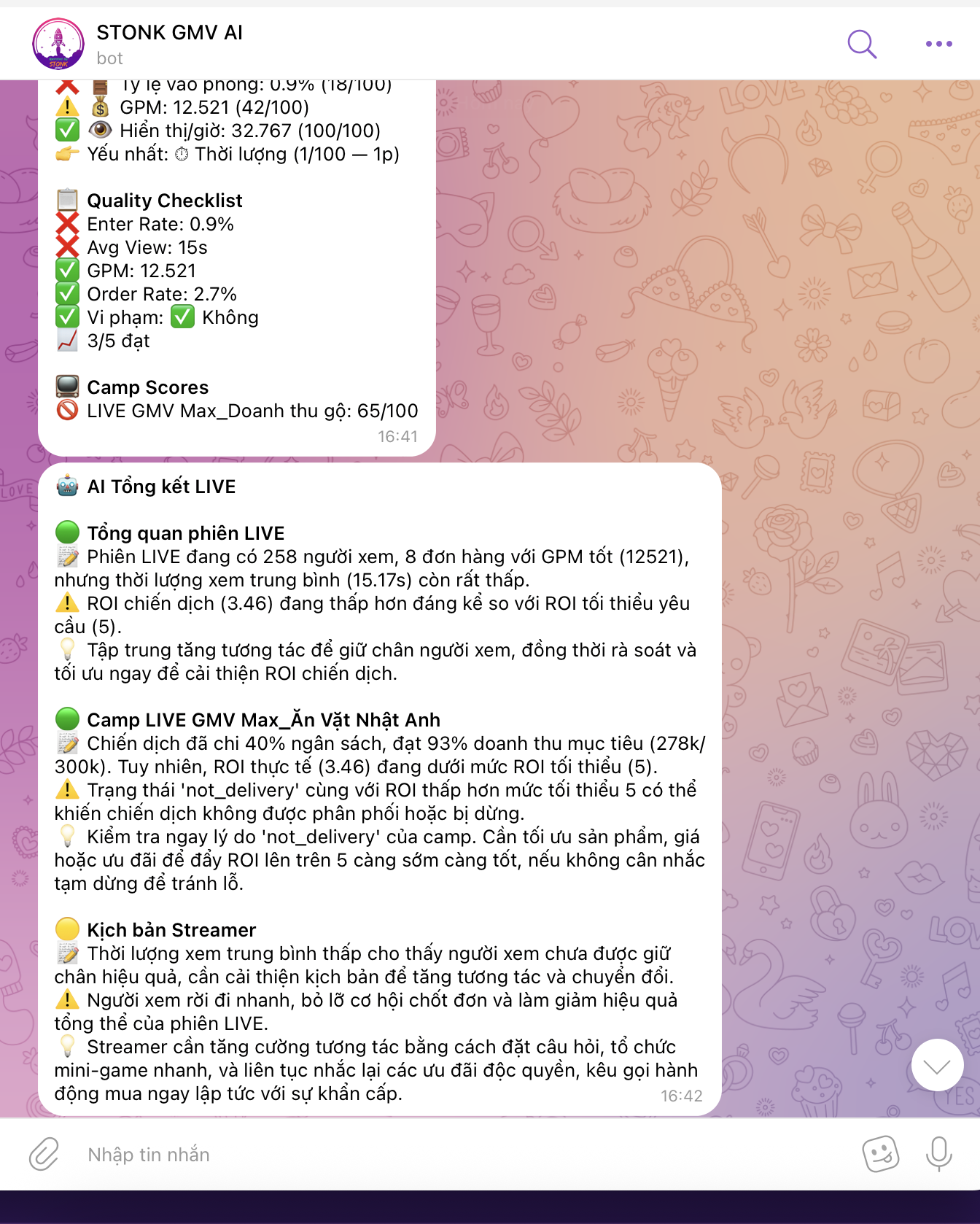 Thông báo Telegram